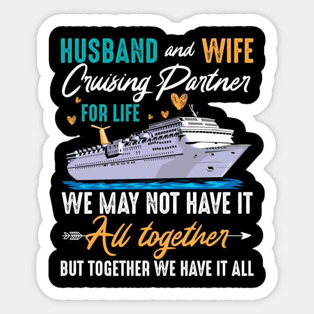 Husband And Wife Cruising Sticker by Pelman